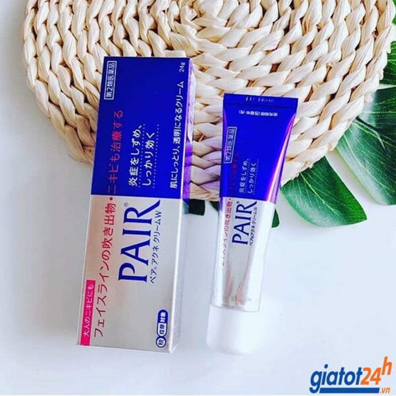 Top 3 kem trị mụn đầu đen ở mũi hiệu quả nhất 2022 7 Trị mụn đầu đen ở mũi hiệu quả với Pair Acne W Cream