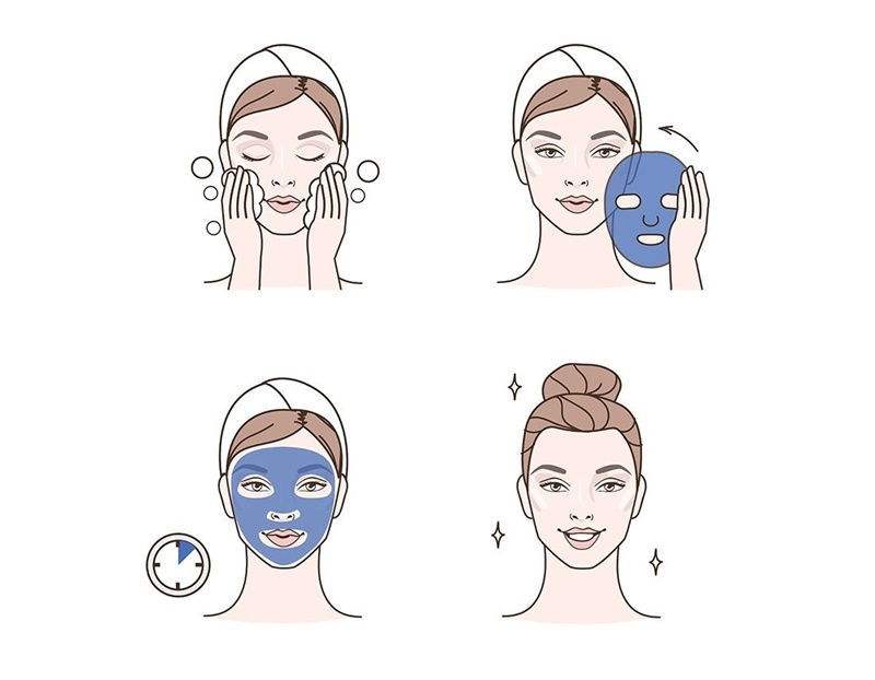 Đắp mặt nạ là bước giúp da nghỉ ngơi và hấp thụ các dưỡng chất cần thiết cho da