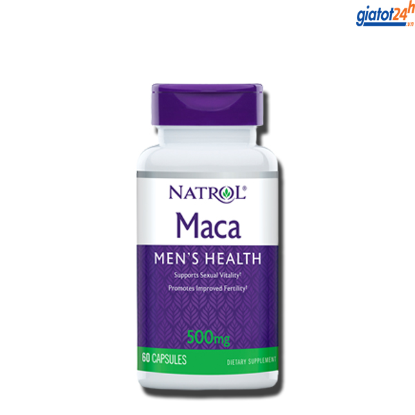 Viên Uống Natrol Maca Men's Health 500mg