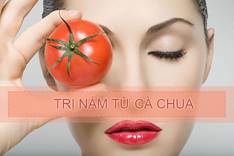 Cà chua là một trong những nguyên liệu trị nám tại nhà hiệu quả nhất