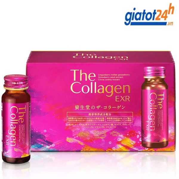Top 10 sản phẩm bổ sung collagen tốt nhất hiện nay nước uống the collagen shiseido exr
