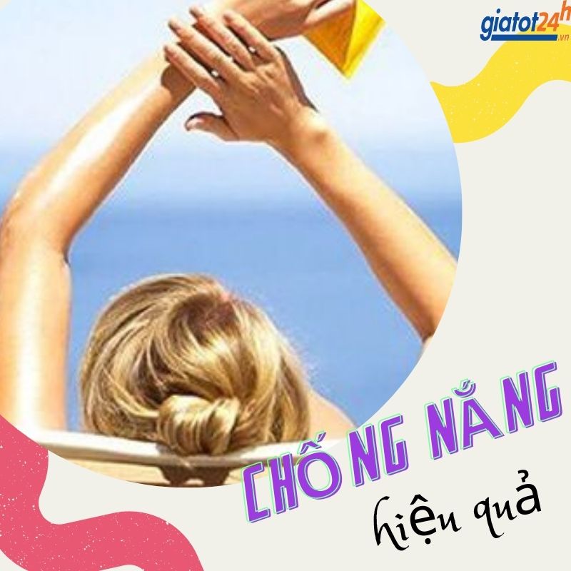 cách sử dụng kem chống nắng hiệu quả