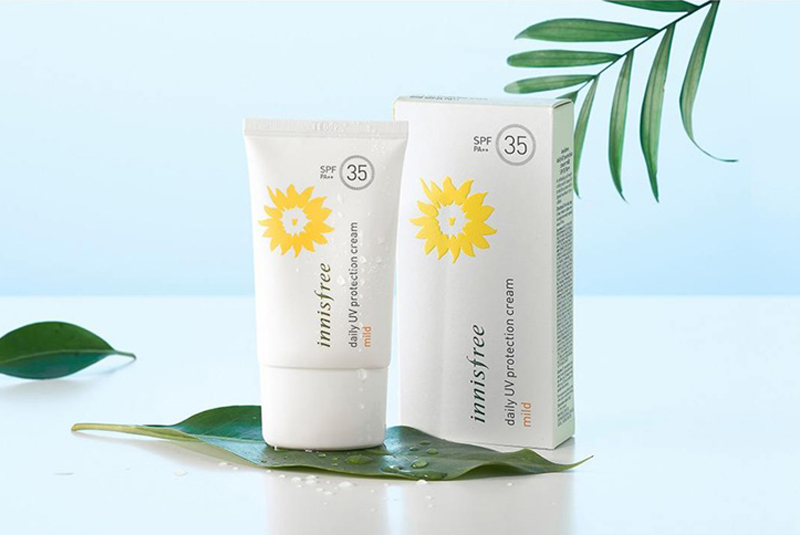 Top 5 kem chống nắng vật lý tốt nhất hiện nay 11 kem chống nắng vật lý tốt nhất innisfree