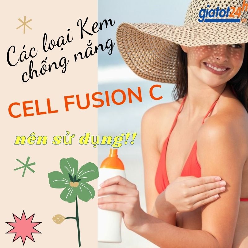 review kem chống nắng cell fusion c