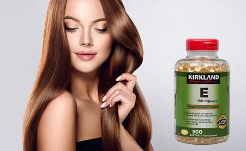 Viên uống Kirkland Vitamin E chứa hàm lượng dưỡng chất cao có tác dụng làm đẹp da, chăm sóc sức khỏe cực kỳ hiệu quả