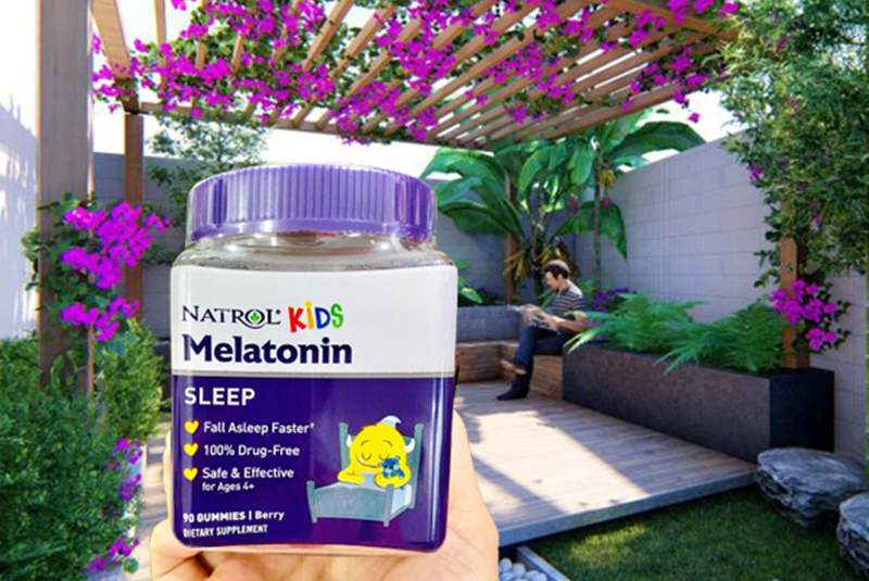 cách trị mất ngủ hiệu quả bằng natrol melatonin cho bé