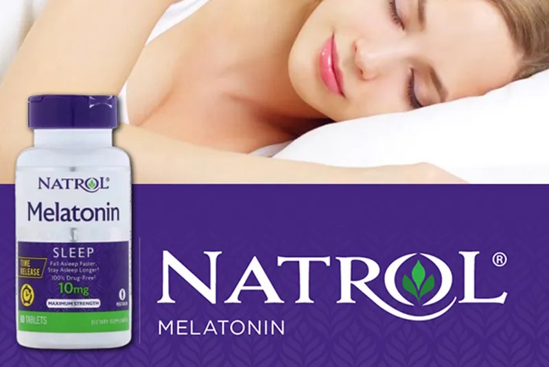 hậu covid mất ngủ viên natrol melatonin