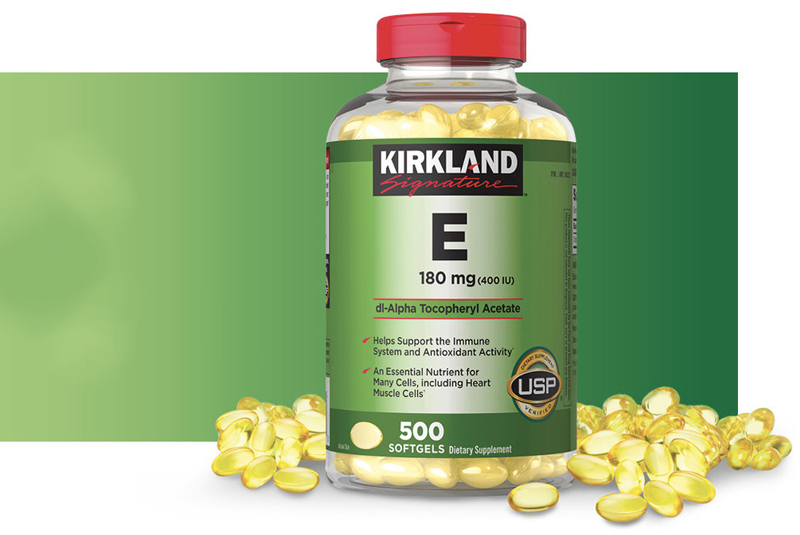 hộp vitamin e tốt nhất hiện nay kirkland