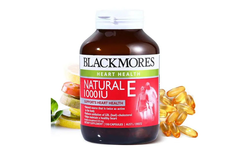 Top 5 các loại vitamin E tốt nhất hiện nay blackmore