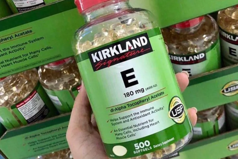 Top 5 các loại vitamin E tốt nhất hiện nay kirkland