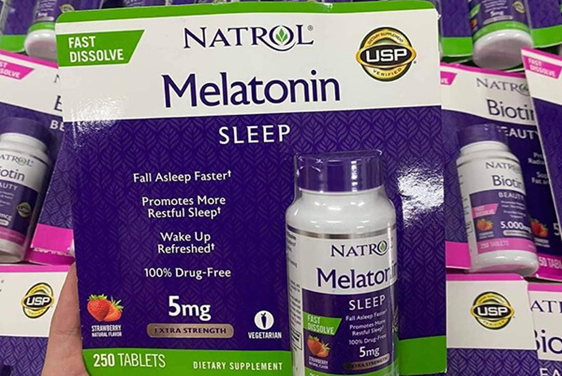 triệu chứng mất ngủ natrol melatonin 5mg