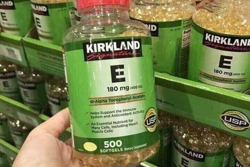 Tại sao Vitamin E Kirkland nắp đỏ lại được người Việt tin dùng? 11 vitamin e kirkland nắp đỏ 500 viên