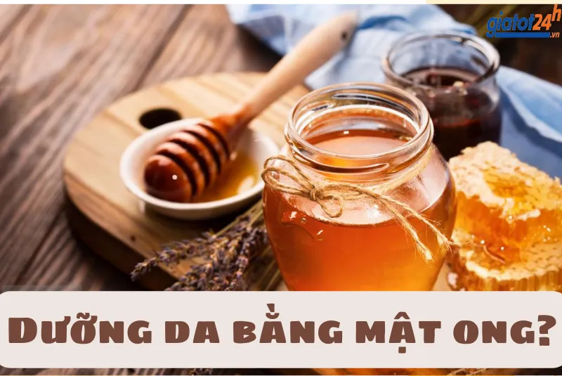 dưỡng da bằng mật ong