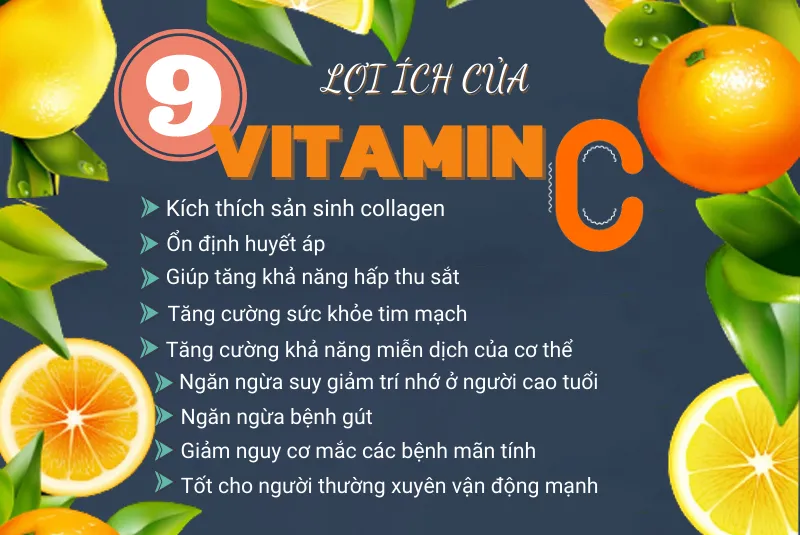 lợi ích của vitamin c