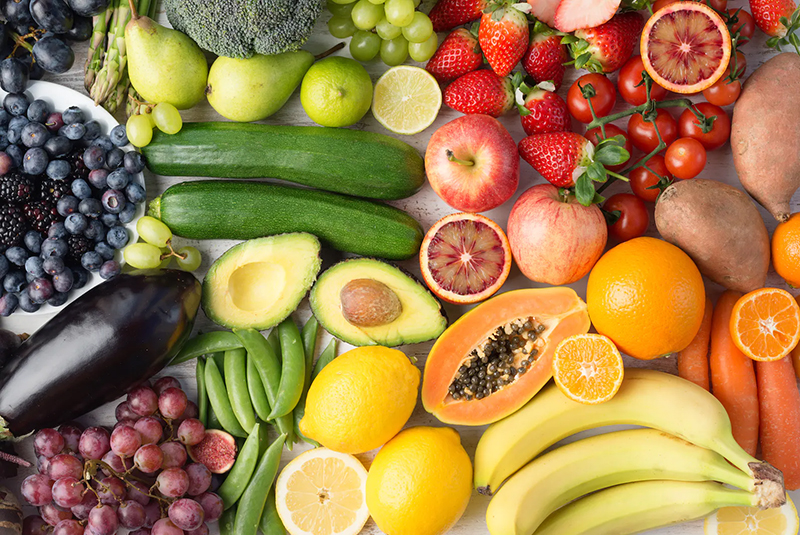 cách đào thải độc tố ăn nhiều rau và trái cây